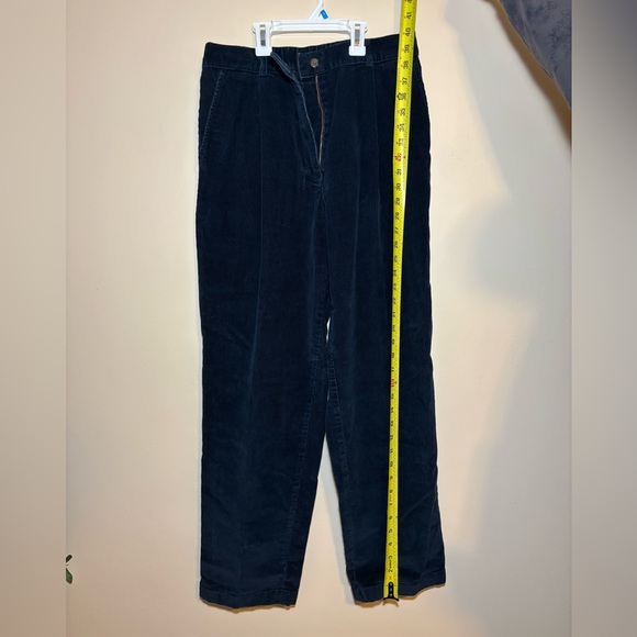 L.L. Bean Vintage Women's Dark Blue Corduroy Pants - Picture 4 of 6
